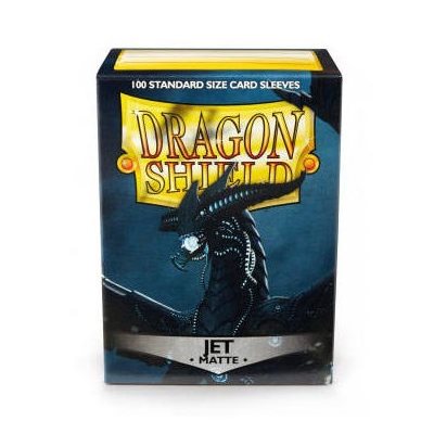 Dragon Shield Matte Sleeves - Jet (100) | Boutique FDB
