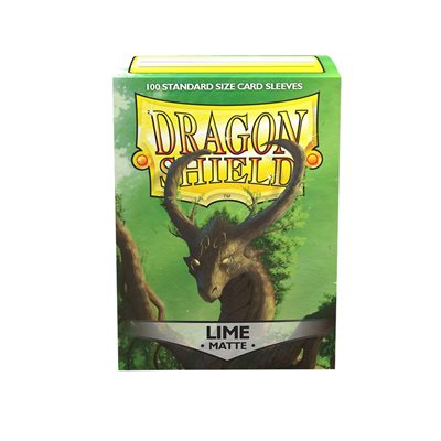 Dragon Shield Matte Sleeves - Lime (100) | Boutique FDB