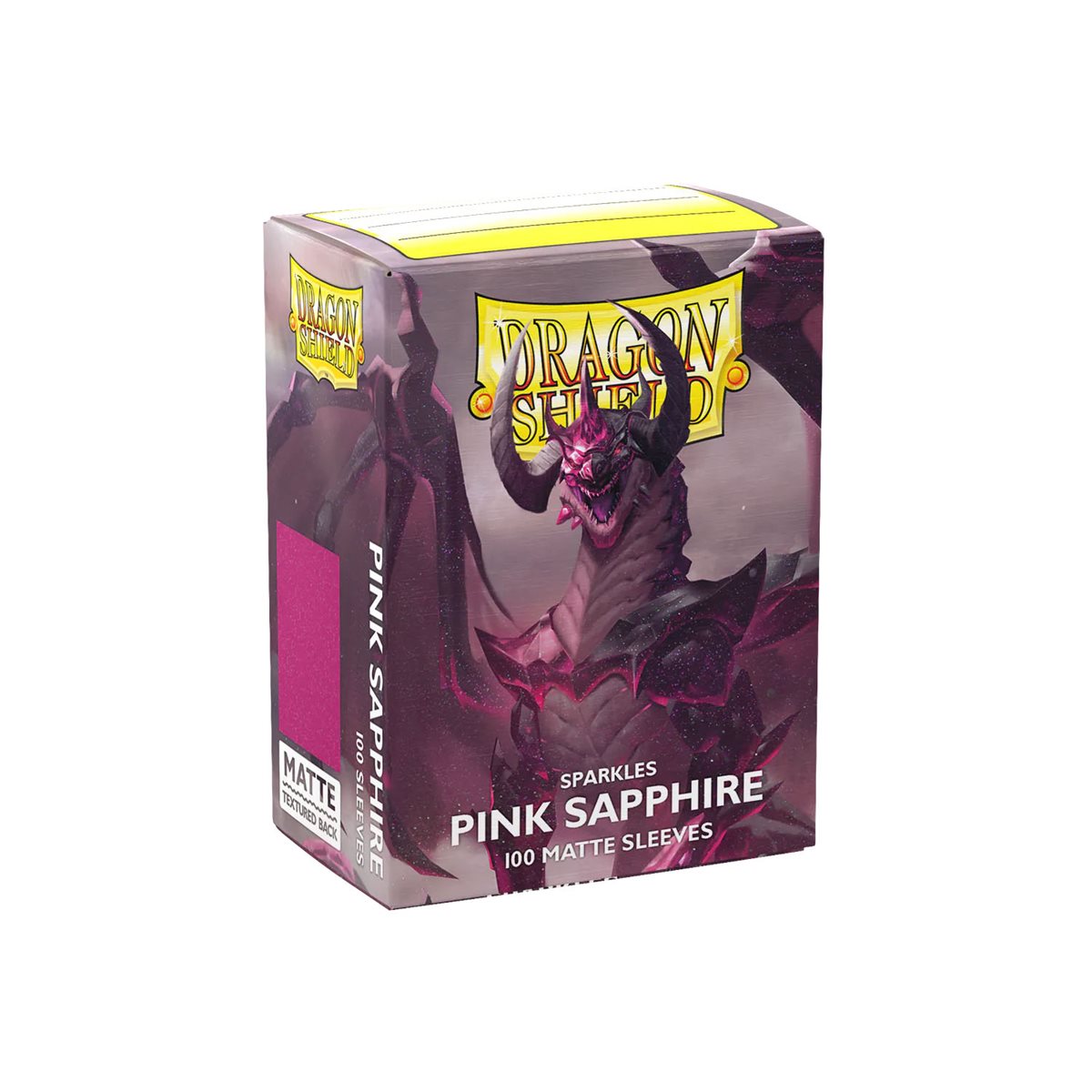 Dragon Shield: Sleeves: Matte Sparkles: Pink Sapphire (100) | Boutique FDB
