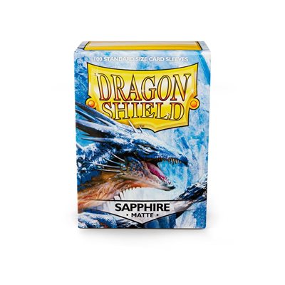 Dragon Shield Matte Sleeves - Sapphire(100) | Boutique FDB
