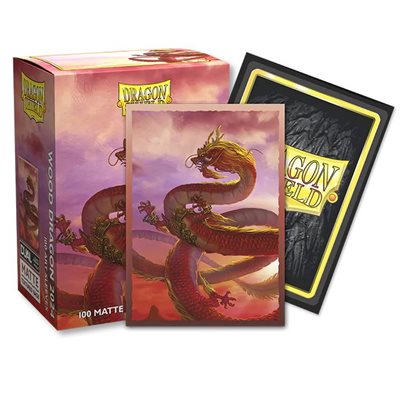 Dragon Shield Matte Dual Art Sleeves - Wood Dragon 2024 (100) | Boutique FDB