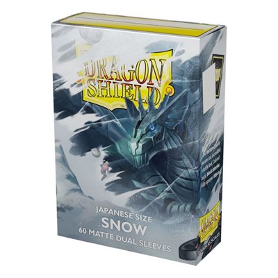 Dragon Shield - Dual Matte Japanese Snow (60) | Boutique FDB