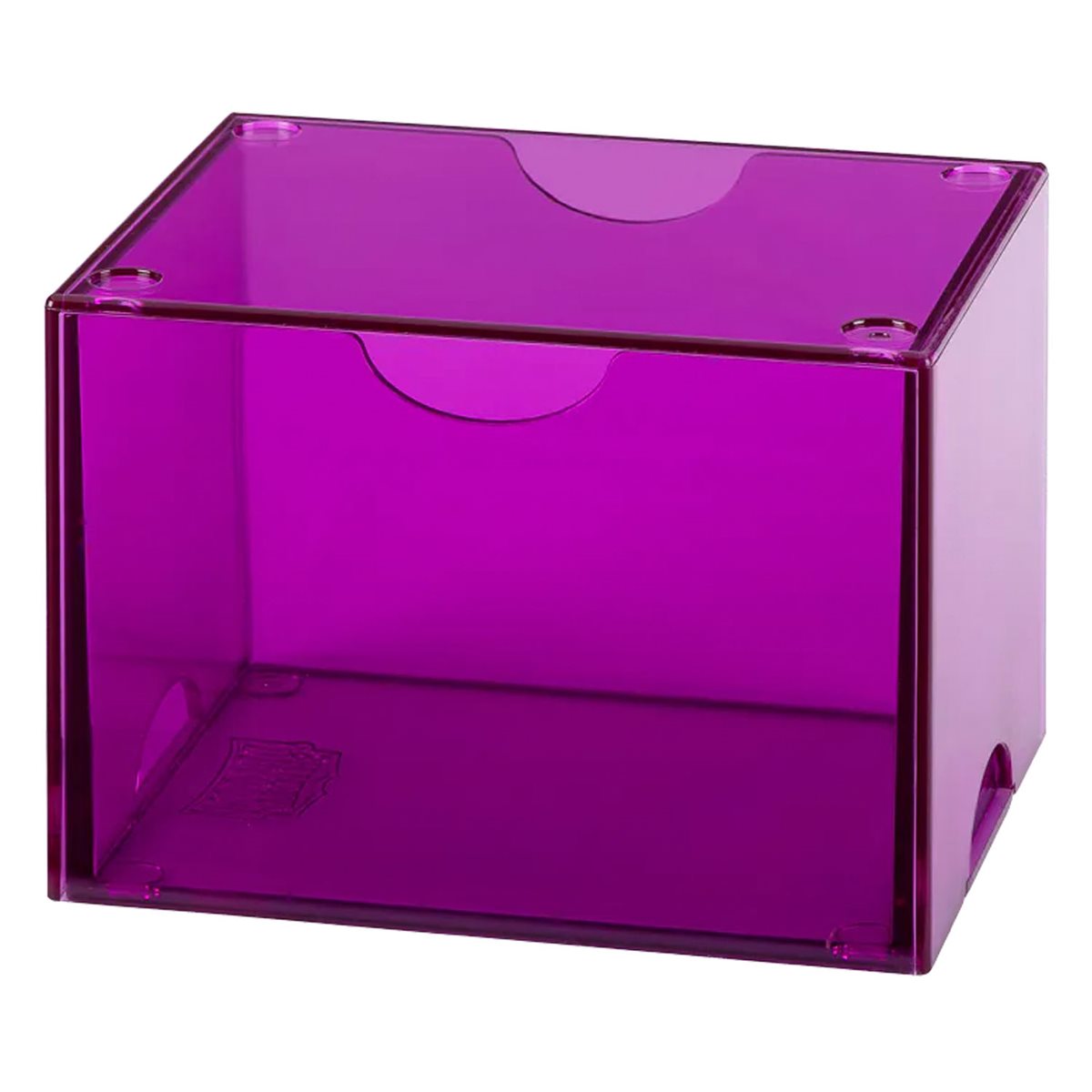 Deck Box: Dragon Shield: Strongbox: Clear Purple | Boutique FDB