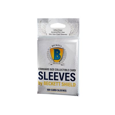 Sleeves: Beckett Shield: Collectible Card Sleeves (100) | Boutique FDB