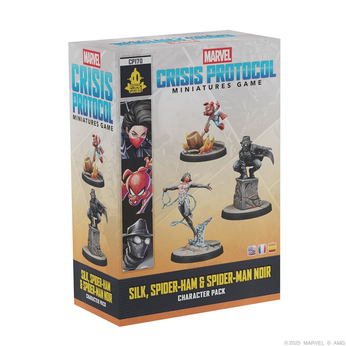 Marvel: Crisis Protocol: Silk, Spider-Ham, & Spider-Man Noir | Boutique FDB