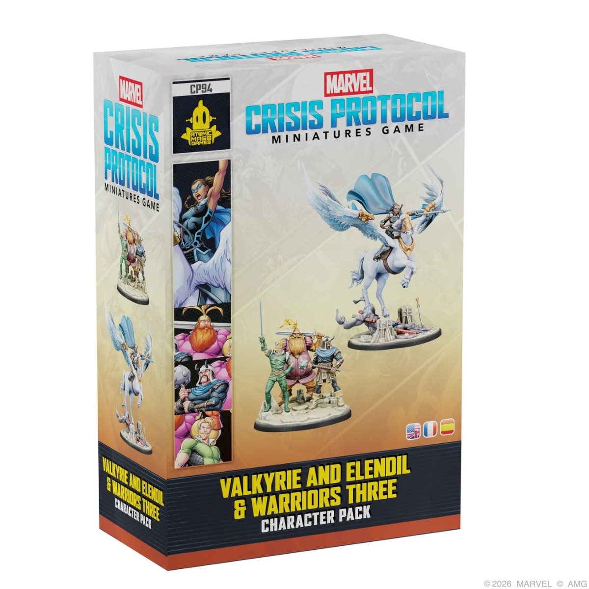 Marvel: Crisis Protocol: Valkyrie on Elendil & Warrior Three | Boutique FDB