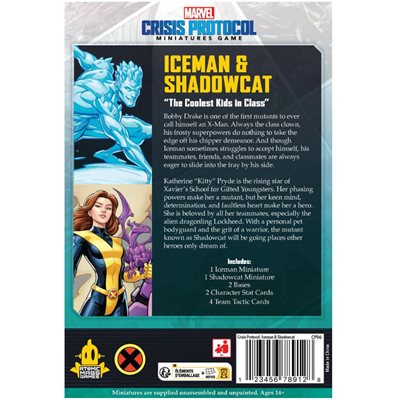 Marvel Crisis Protocol - Iceman & Shadowcat | Boutique FDB
