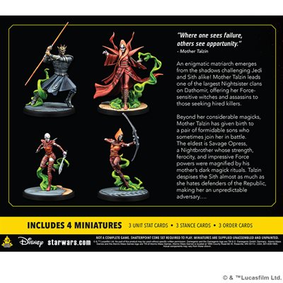 Star Wars Shatterpoint - Witches of Dathomir : Mother Talzin Squad Pack | Boutique FDB