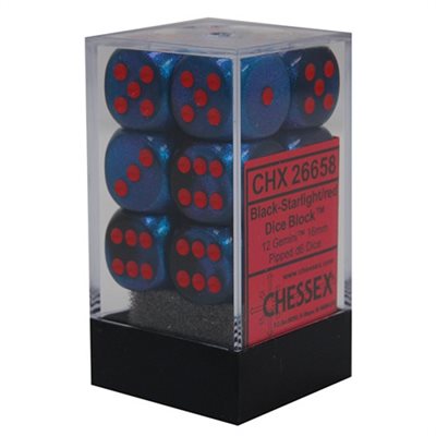 Gemini: 12D6 Black-Starlight / Red | Boutique FDB