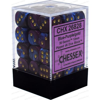 Gemini: 36D6 Blue-Purple / Gold | Boutique FDB