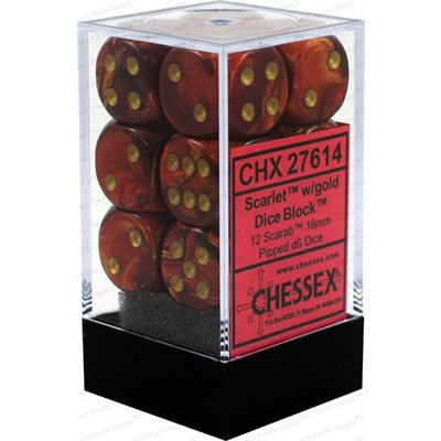 Scarab: 12D6 Scarlet / Gold | Boutique FDB