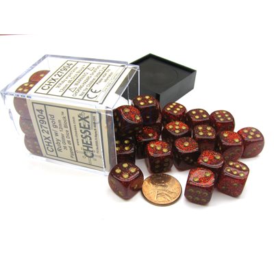Glitter: 36D6 Ruby / Gold | Boutique FDB