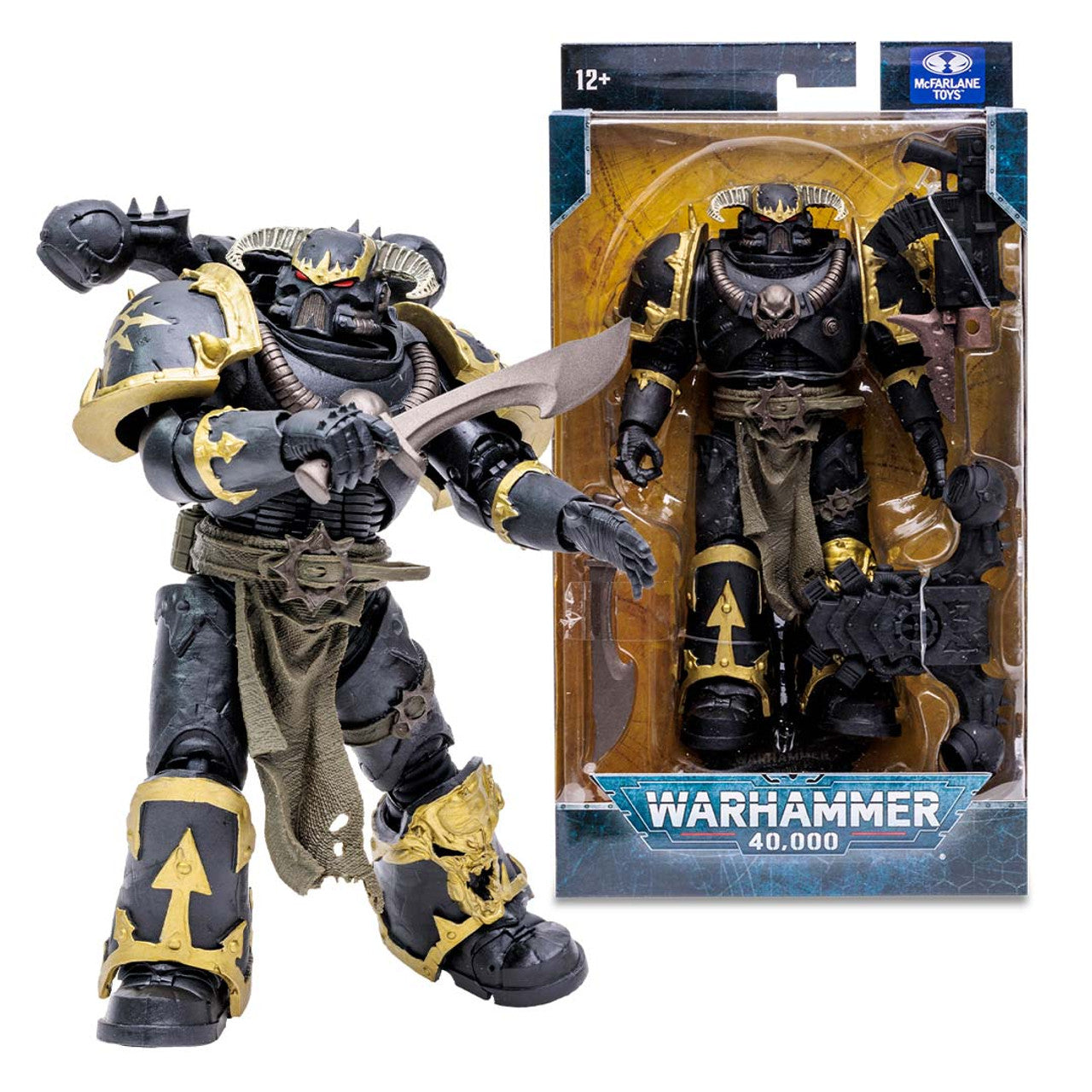Chaos Space Marine (Warhammer 40000) 7" Figure | Boutique FDB