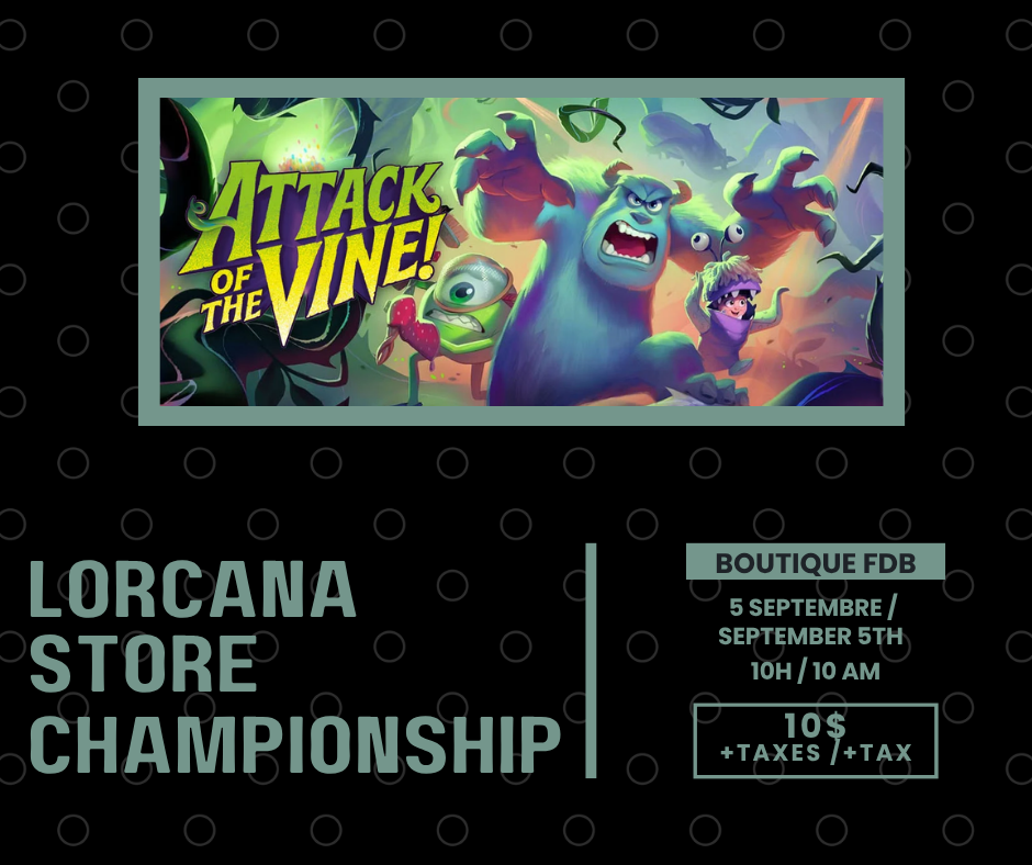 Disney Lorcana  - Attack of the vines Store Championship | Boutique FDB
