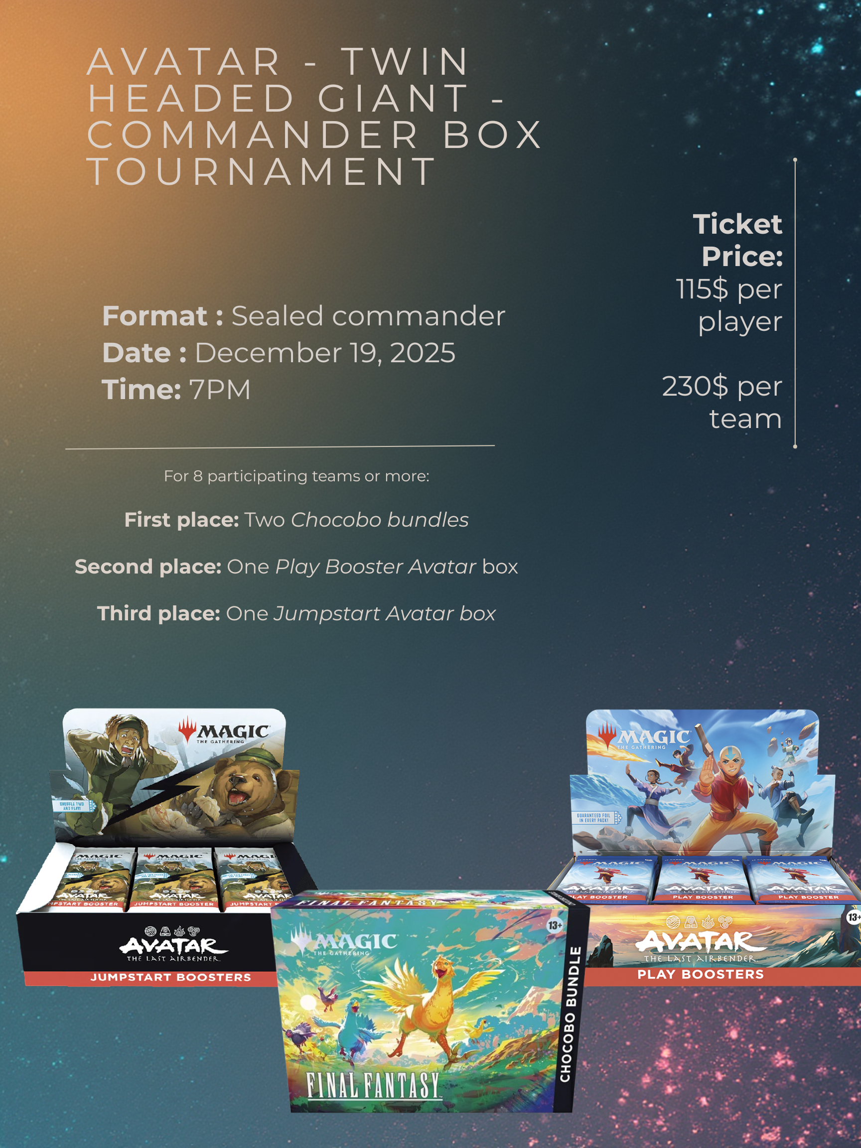 Avatar-Two-Headed Giant - Commander Box Tournament | Boutique FDB
