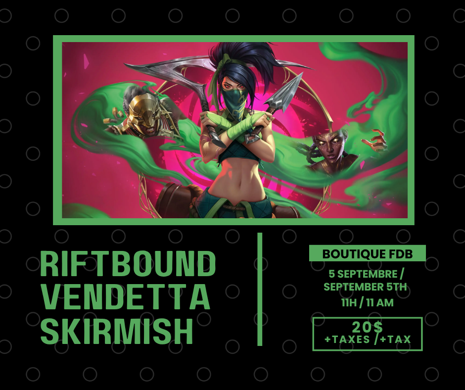 FDB - Riftbound - Vendetta - Skirmish | Boutique FDB