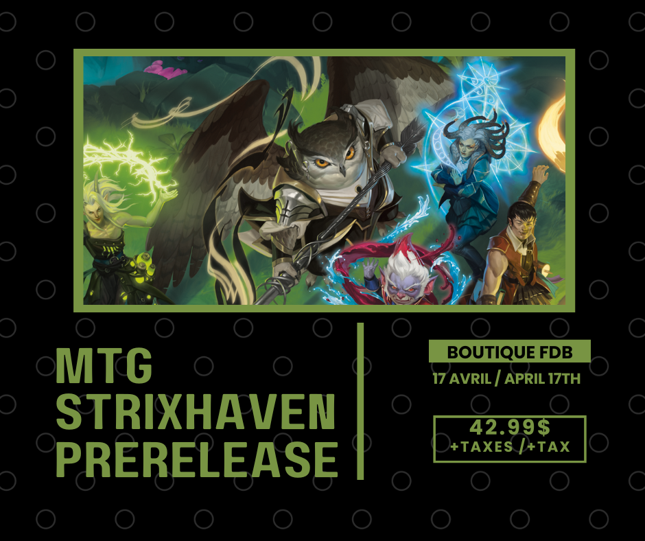 MTG : Secrets of Strixhaven Pre-release ticket | Boutique FDB