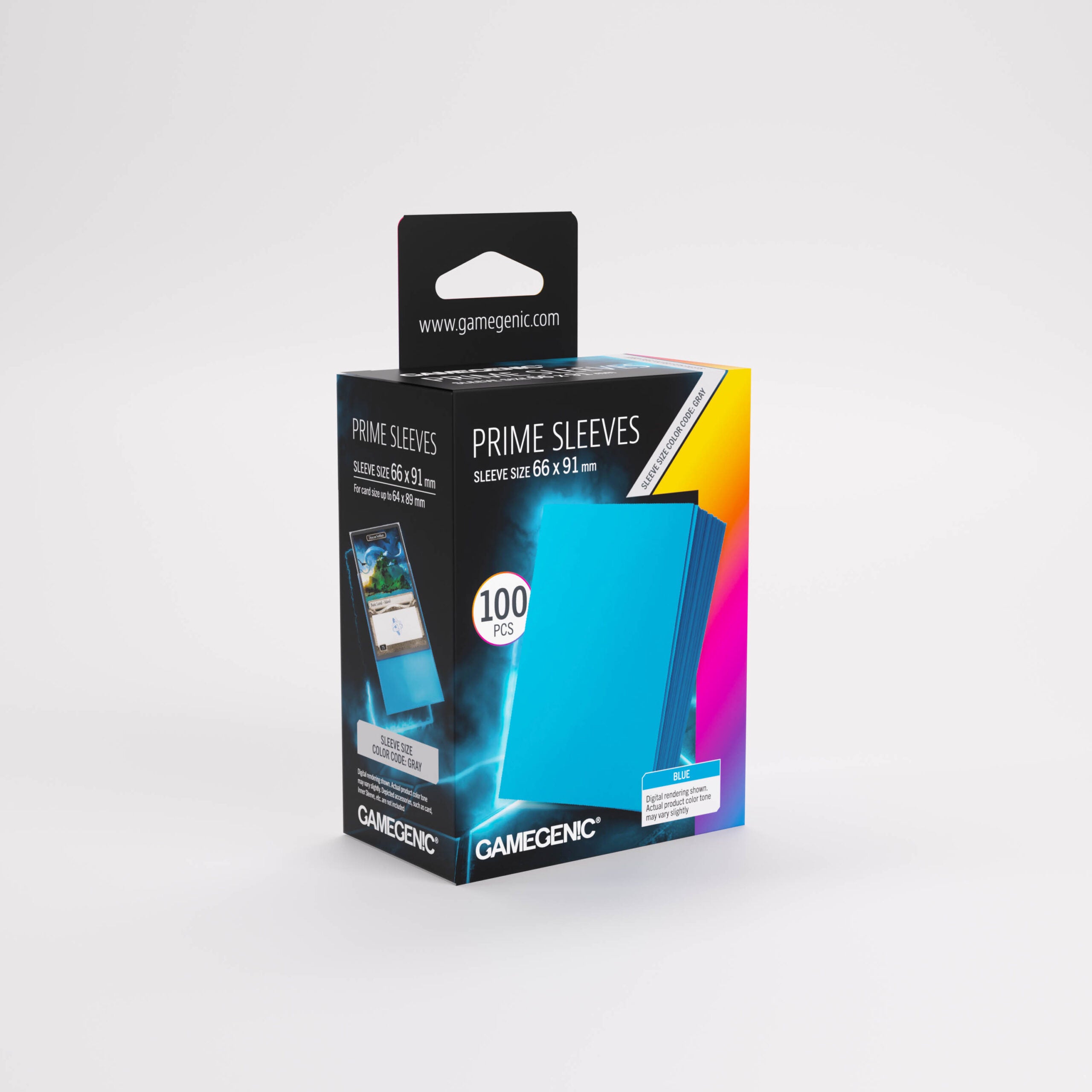 Sleeves: Gamegenic: Prime Sleeves: Blue (100) (ML) (Repackaging) | Boutique FDB