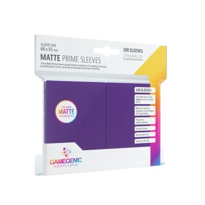 Gamegenic Sleeves : Matte Prime - Purple | Boutique FDB