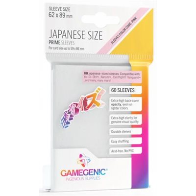 Gamegenic Sleeves : Japanese Size Matte Prime - White | Boutique FDB