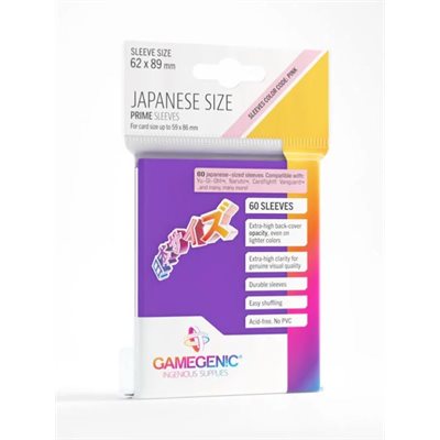 Gamegenic Sleeves : Japanese Size Matte Prime - Purple | Boutique FDB