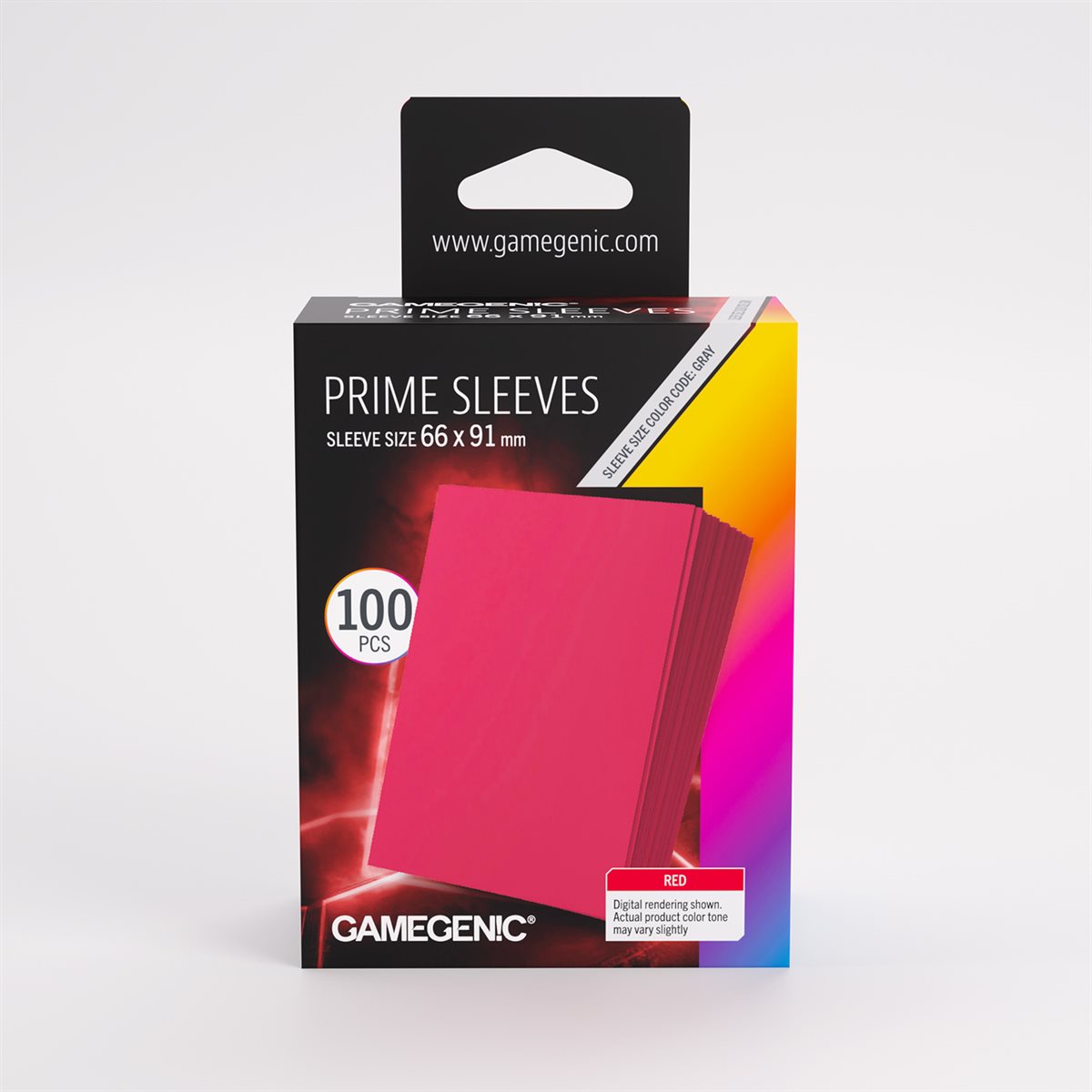 Sleeves: Gamegenic: Prime Sleeves: Red (Repackaging) | Boutique FDB