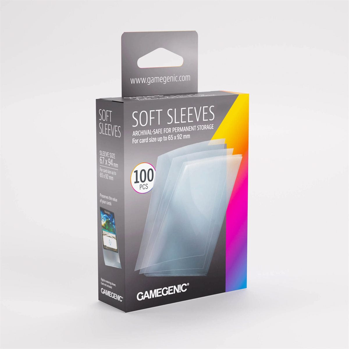 Sleeves: Gamegenic: Soft Sleeves (100) (ML) (Repackaging) | Boutique FDB