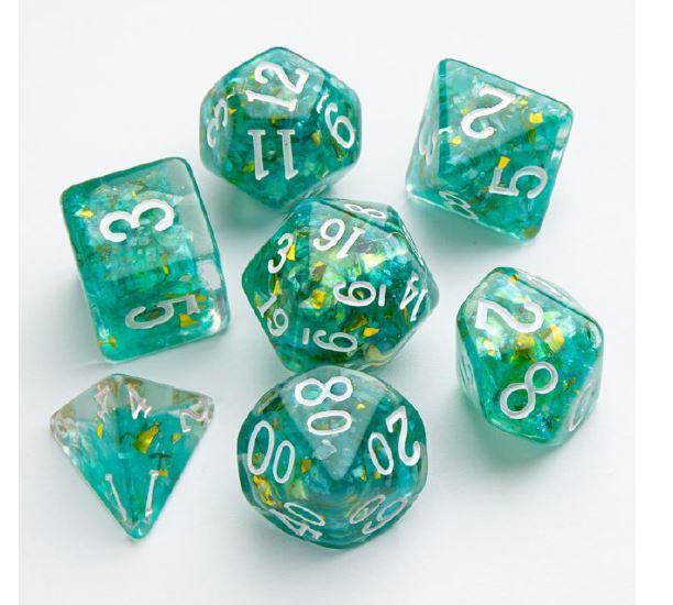 GameGenic - RPG Dice: 7 pc: Candy-like Series: Mint | Boutique FDB