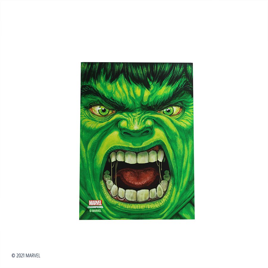 Sleeves: Marvel Champions Hulk (50) | Boutique FDB
