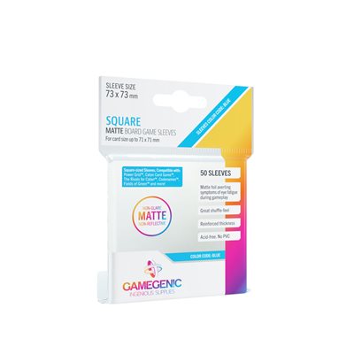 Sleeves: Gamegenic Matte Square-Sized (50) | Boutique FDB