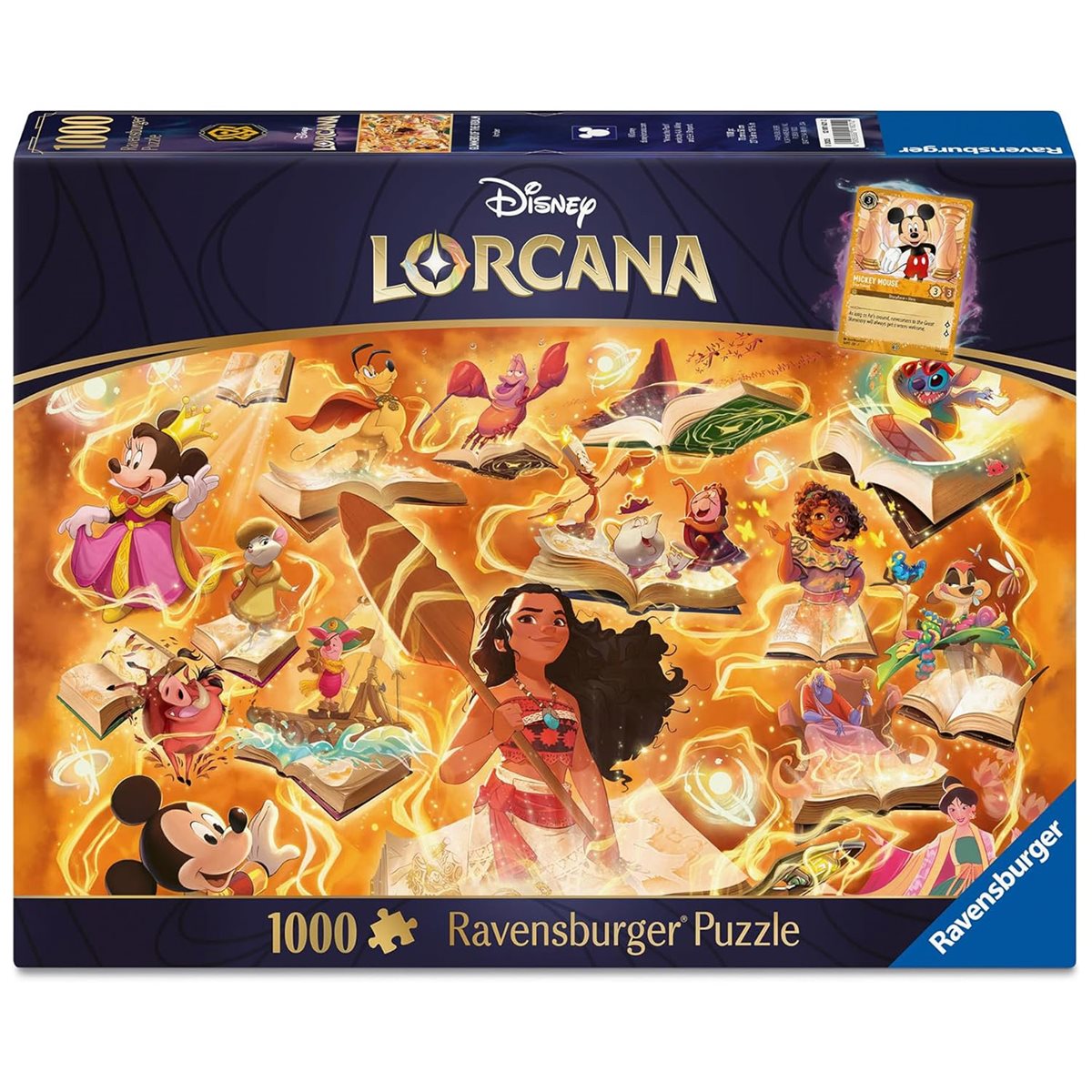 Puzzle : Ravensburger - Lorcana TCG - Glimmers of the Realm: Amber 1000 | Boutique FDB