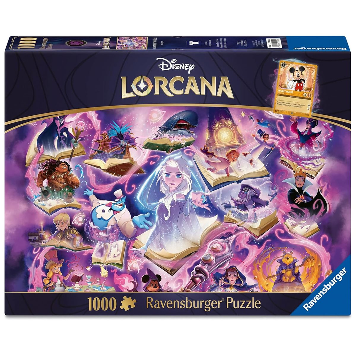 Puzzle : Ravensburger - Lorcana TCG - Glimmers of the Realm: Amethyst 1000 | Boutique FDB