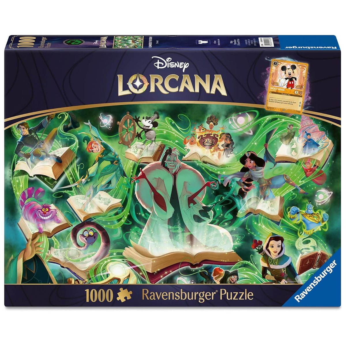 Puzzle : Ravensburger - Lorcana TCG - Glimmers of the Realm: Emerald 1000 | Boutique FDB