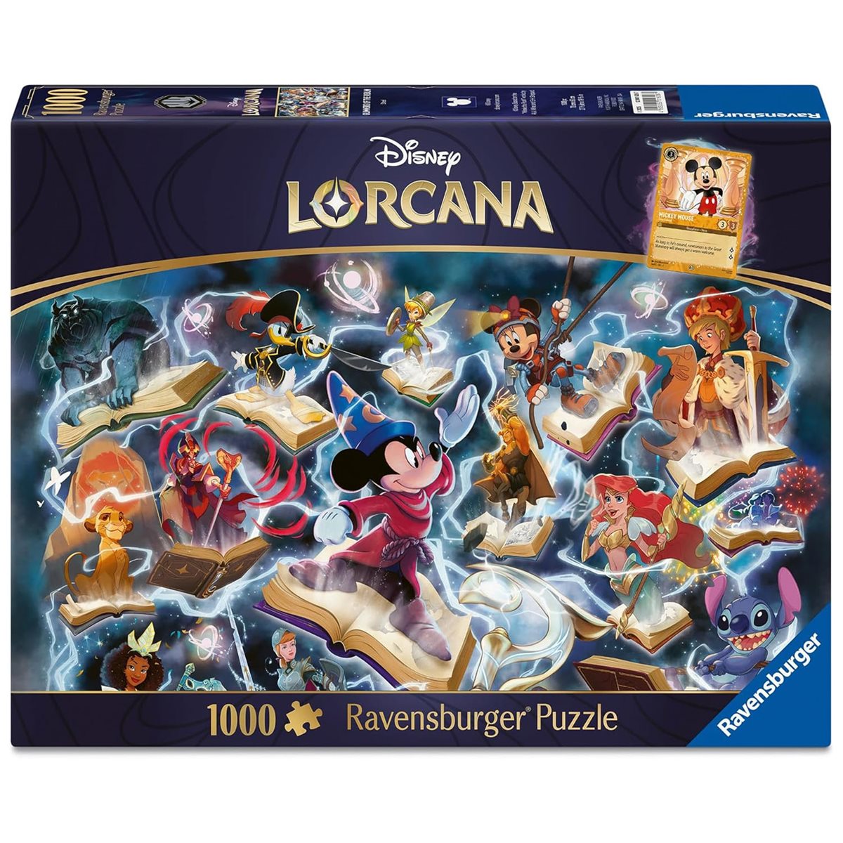 Puzzle : Ravensburger - Lorcana TCG - Glimmers of the Realm: Steel 1000 | Boutique FDB