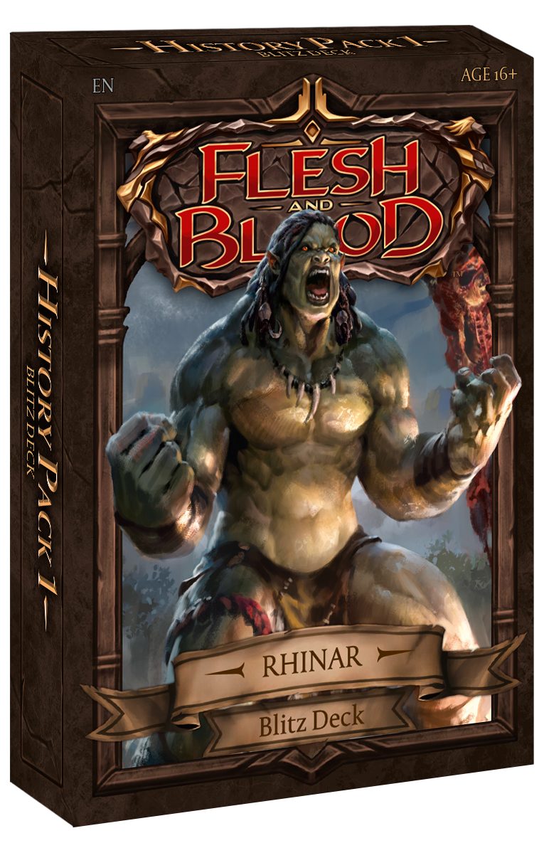 Flesh and Blood : History Pack 1 - Blitz - Rhinar | Boutique FDB