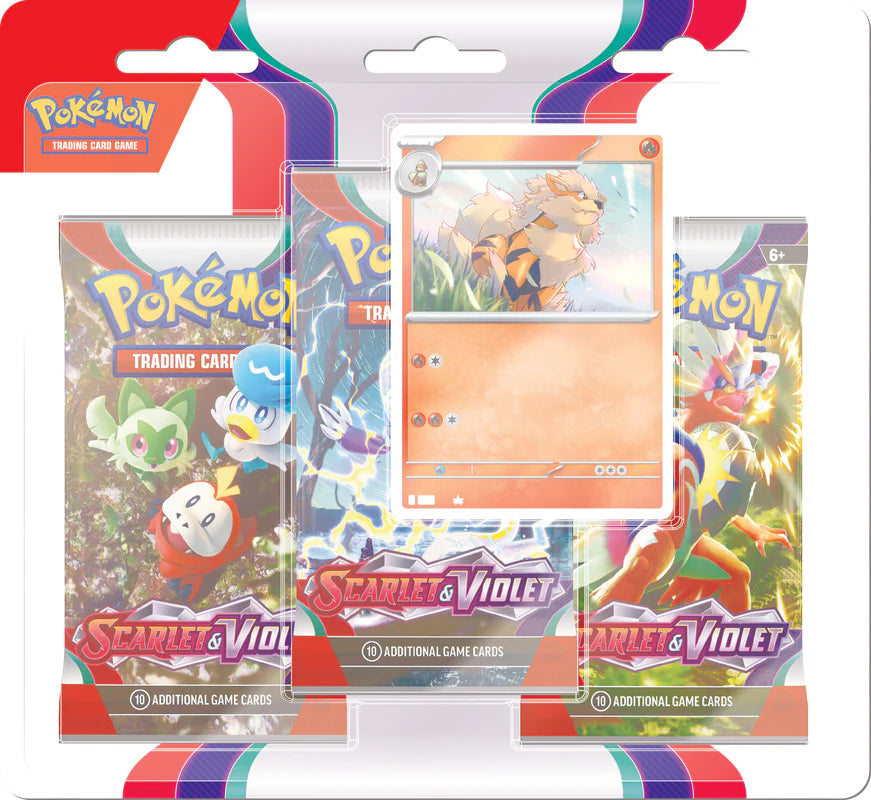Pokemon: SV5 Scarlet & Violet 3pk Blister | Boutique FDB