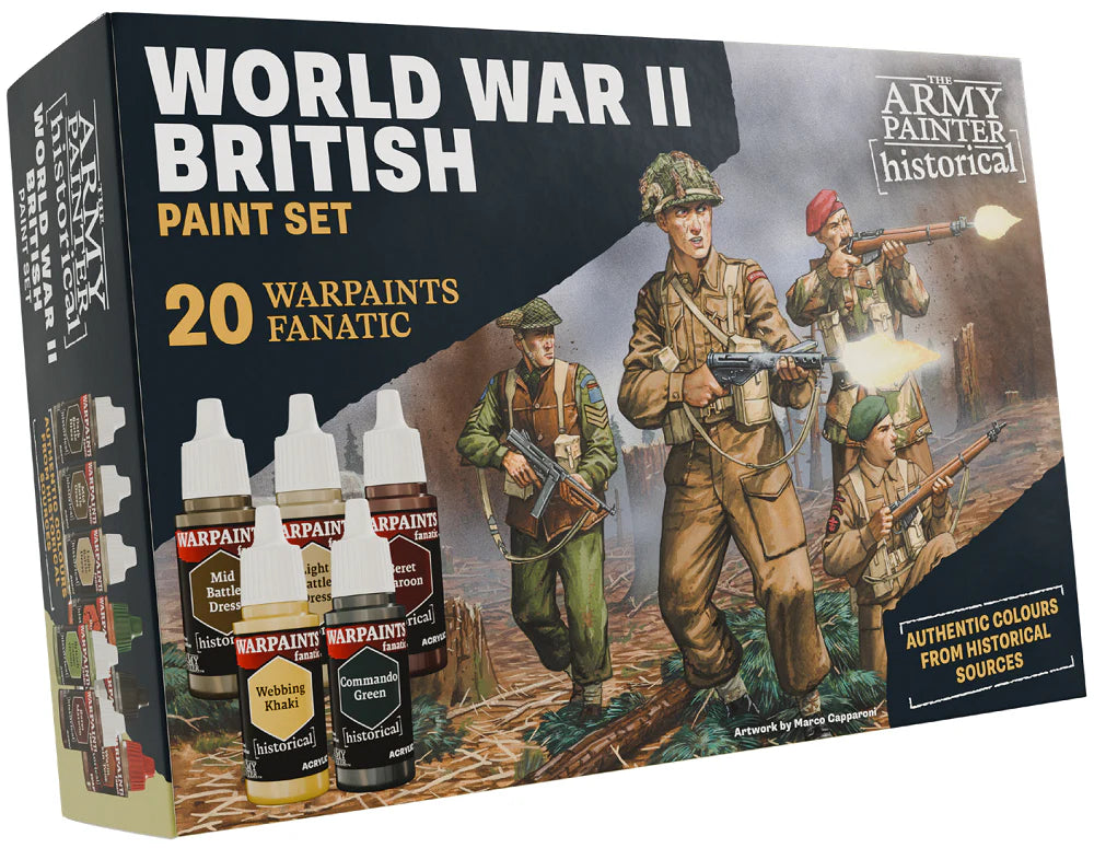 ARMY PAINTER: WORLD WAR 2 BRITISH PAINT SET | Boutique FDB