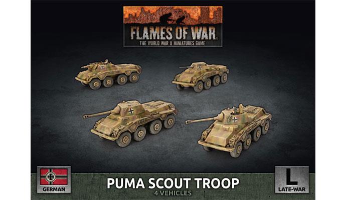 Flames of War: Puma Scout Troop - German (Late War) | Boutique FDB