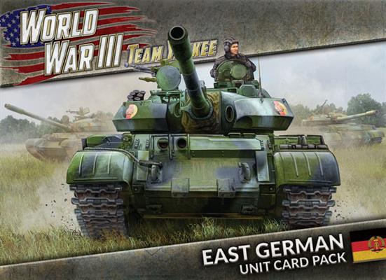 Flames of War : Team Yankee - East German Unit Cards (WW3) | Boutique FDB