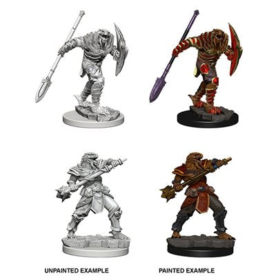Dungeons & Dragons : Unpainted Miniatures - Wave 5 - Dragonborn Male Fighter | Boutique FDB