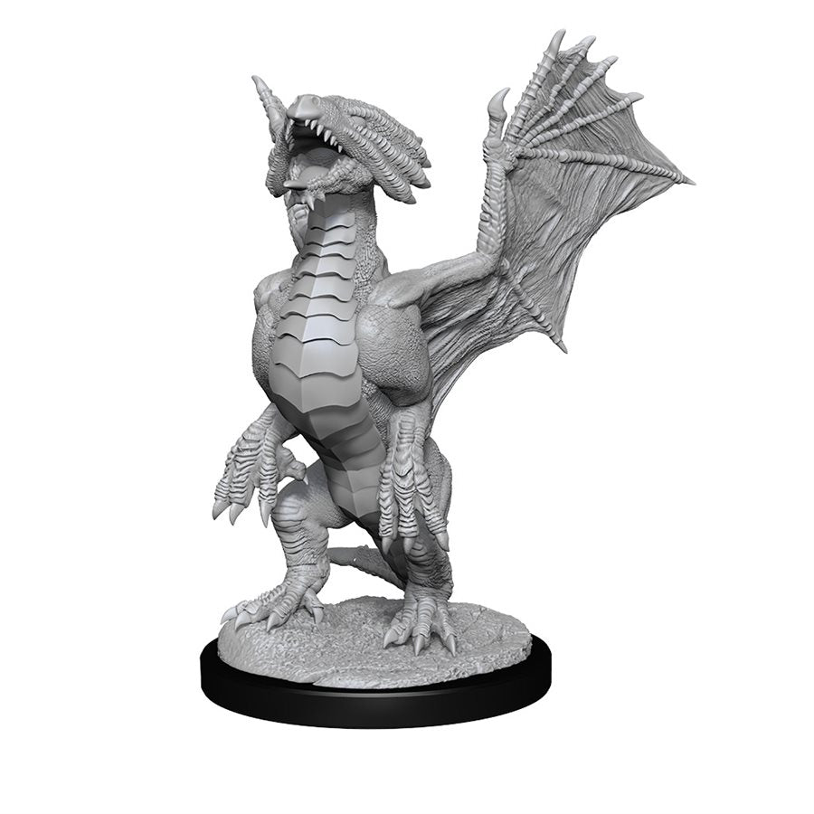 D&D Nolzur's Marvelous Unpainted Miniatures: Wave 13: Bronze Dragon Wyrmling & Treasure | Boutique FDB