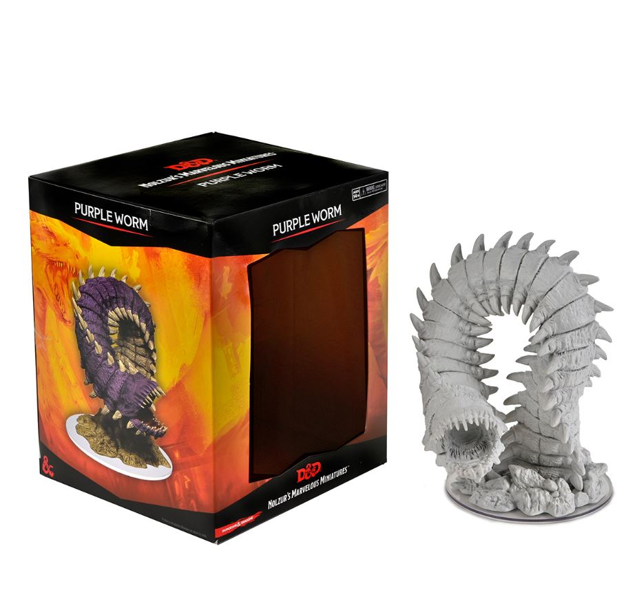 D&D Nolzur's Marvelous Unpainted Miniatures: Purple Worm | Boutique FDB