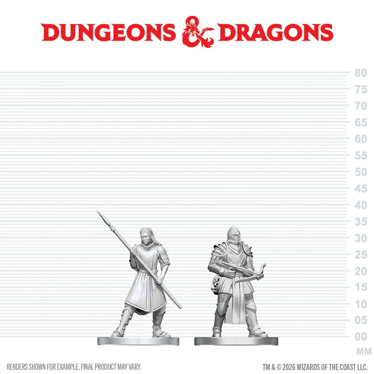 D&D Nolzur's Marvelous Miniatures: Town Guards | Boutique FDB