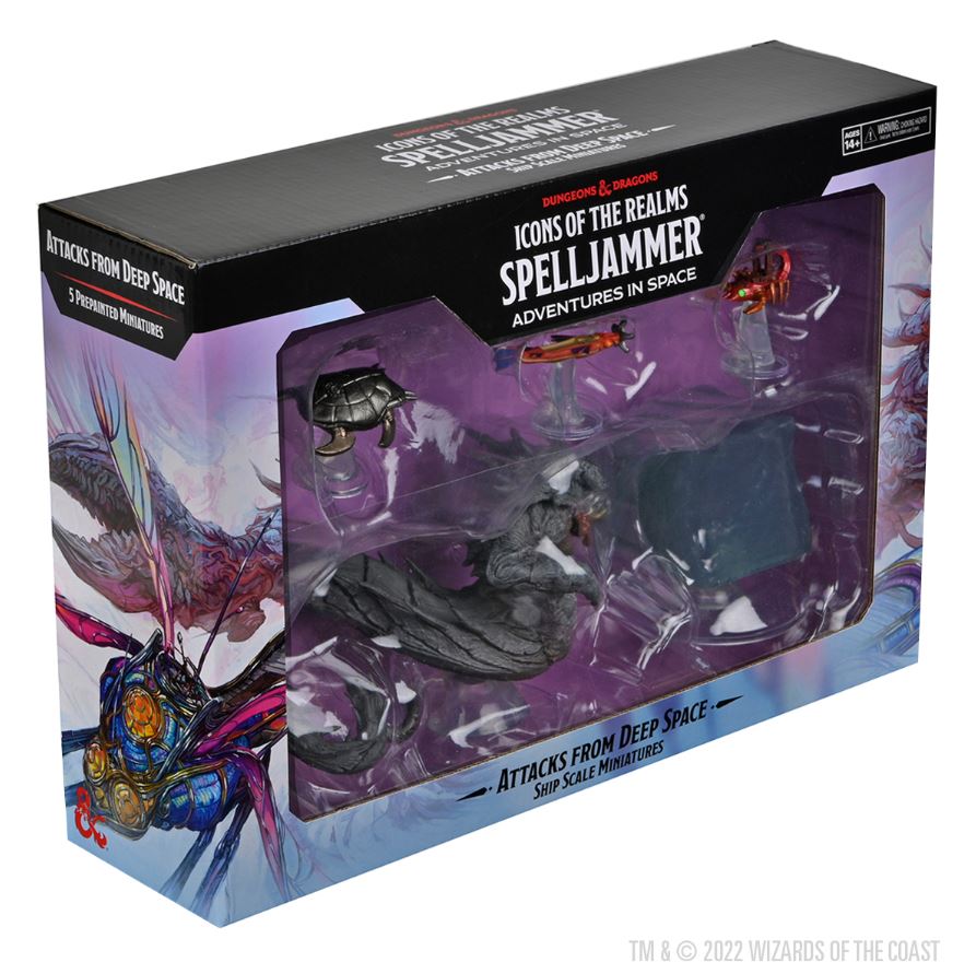 D&D Icons of the Realms: Ship Scale: Set 24: Attacks from Deep Space | Boutique FDB