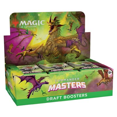 MTG : Commander Masters - Draft Box (August 4th) | Boutique FDB