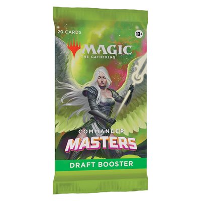 MTG : Commander Masters - Draft Booster (August 4th) | Boutique FDB