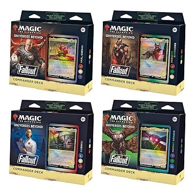 MTG : UNIVERSE BEYOND FALLOUT - COMMANDER DECK SET OF 4 | Boutique FDB
