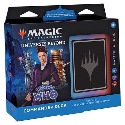 MTG : Dr Who - Commander Deck - Masters of Evil | Boutique FDB