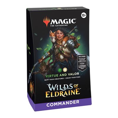 MTG : Wilds of Eldraine - Commander - Virtue and Valor | Boutique FDB