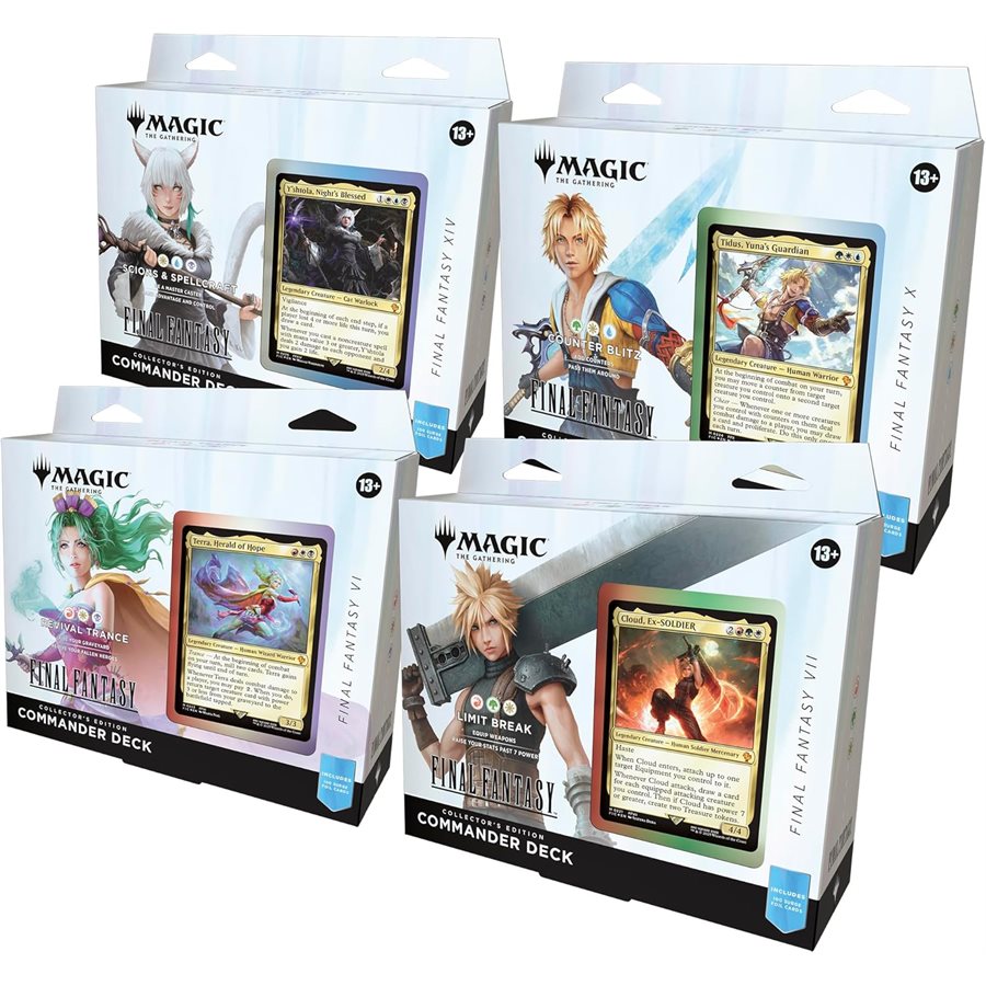 MTG : Final Fantasy - Collector Commander Decks ^ Jun 13 | Boutique FDB